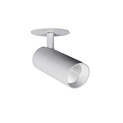 LED Halbeinbau-Richtstrahler TRAXX MICRO, 230V AC, 50 Hz, 9,4W, 40�, 3000K, 1149lm, CRI > 90, rund, silber