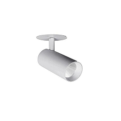 LED Halbeinbaustrahler TRAXX MICRO, 60�, 11W, 1296lm, IP20, 230V AC, 50 Hz, CRI > 90, DALI dimmbar, rund, 3500K, silber