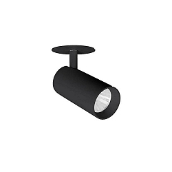 LED Halbeinbaustrahler TRAXX MINI, 20�, 14,5W, 1757lm, IP20, 230V AC, 50 Hz, CRI > 90, DALI dimmbar, rund, 3500K, schwarz