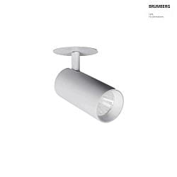 spot TRAXX MINI swivelling, rotatable, direct IP20, silver dimmable