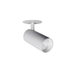 spot TRAXX MINI swivelling, rotatable, direct IP20, silver dimmable