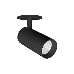 LED Halbeinbau-Richtstrahler TRAXX MIDI, 230V AC, 50 Hz, 23W, 50�, 3000K, 2940lm, CRI > 90, rund, schwarz