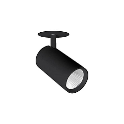 LED Halbeinbaustrahler TRAXX MAXI, 40�, 24W, 3085lm, IP20, 230V AC, 50 Hz, CRI > 90, DALI dimmbar, rund, 3500K, schwarz