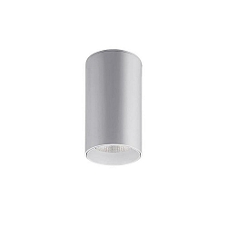 LED Anbauleuchte TRAXX MAXI, 20�, 28W, 3516lm, IP20, 230V AC, 50 Hz, CRI > 90, DALI dimmbar, rund, 3500K, silber