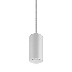 pendant luminaire TRAXX MINI round, switchable LED IP20, white 