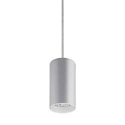 pendant luminaire TRAXX MIDI round, switchable LED IP20, silver 