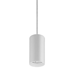 pendant luminaire TRAXX MIDI round, switchable LED IP20, white 
