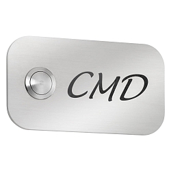 Engraving for bell plate, 11 x 6cm (Art.Nr. CMD-103 / CMD-103-anthracite)