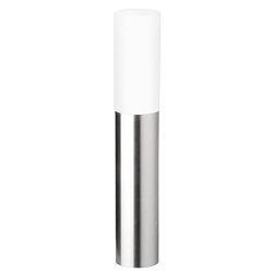 Outdoor Stehleuchte AQUA PAULO, IP44, zylindrisch, 60cm, E27, Edelstahl / Opalglas, anthrazit
