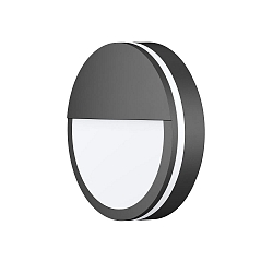 outdoor wall luminaire half round, CCT Switch, with decorative ring IP65