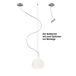 Pendelleuchte BALL, IP20, 1-flammig, E27, opal wei�-matt, � 19cm
