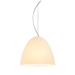 Pendelleuchte BELL, 1-flammig, E27, IP20, � 21cm, wei�-sand-wei�