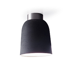 ceiling luminaire CLAVIO E27 IP20, aluminium, creme dimmable