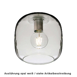 Deckenleuchte MUREA, IP20, E27, Opal wei�-matt