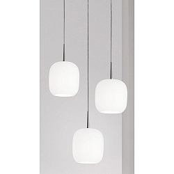 Pendelleuchte MUREA, IP20, 1-flammig, � 6cm, E27, opal wei�-matt