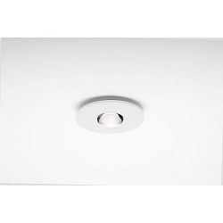 LED Deckenleuchte TET, mit Linse, � 14.5cm, Aufbau / Einbau, 10W 2700K 890lm, dimmbar, Glas wei� / Armatur wei�