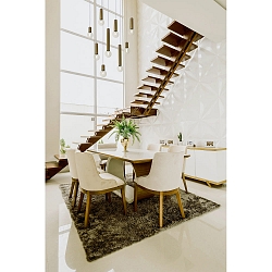 pendant luminaire TUBUS 12 1 flame E27 IP20, bronze dimmable