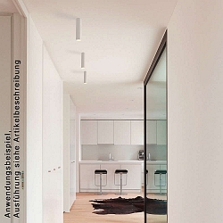 Ceiling luminaire TUBUS, GU10, IP20, white matt