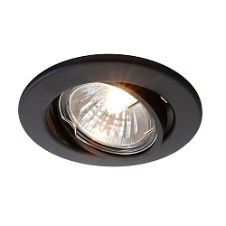 spot GU10 IP20, matt, signal black dimmable
