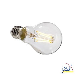 LED filament lamp A60, E27, 2700K, 220-240V, transparent, 4.4W