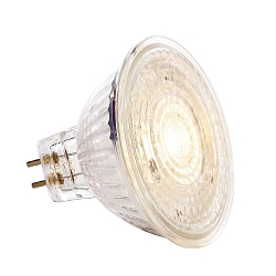 LED Leuchtmittel GU5.3 / MR16, 36�, 3,4W, 3000K, 230lm, IP20, dimmbar, chrom