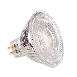 LED Leuchtmittel GU5.3 / MR16, 36�, 5W, 4000K, 345lm, IP20, dimmbar, chrom
