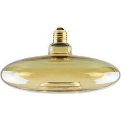 LED Deko-Leuchtmittel ORBIT, IP20, � 22cm / H 12cm, E27, 4W 2200K 240lm 330�, CRi >90, dimmbar, gold