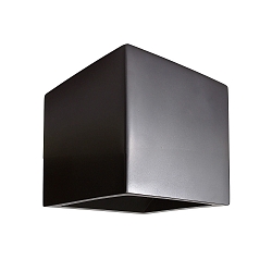Beton-Wandaufbauleuchte CUBE, Up/Down, 1x G9 max. 25W , schwarz