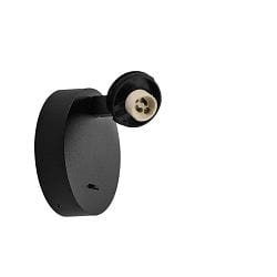 Leseleuchte CAN TILT ROUND BASE MIX�N MATCH 1/3, IP20, GU10, runde Basis mit Schalter, ohne Schirm, schwarz