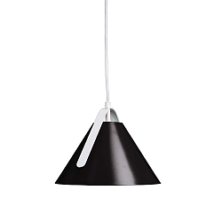 Pendant luminaire DIVERSITY, 220-240V AC/50-60Hz, E27, 1x max. 40W, black matt