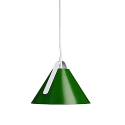 Pendant luminaire DIVERSITY, 220-240V AC/50-60Hz, E27, 1x max. 40W, green