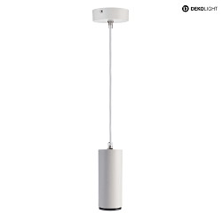pendant luminaire LUCEA 10 IP20, transparent, traffic white dimmable