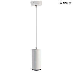 pendant luminaire LUCEA 15 IP20, transparent, traffic white dimmable