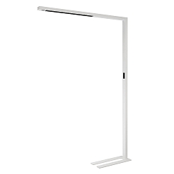 floor lamp OFFICE THREE STANDARD MOTION up / down, with sensor, with touch dimmer IP20, traffic white dimmable
