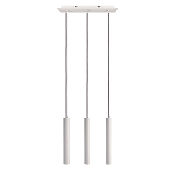 pendant luminaire SLIM DIM 3 flames, long, UGR < 19 IP20, traffic white dimmable