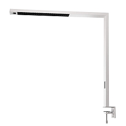 LED Tischleuchte OFFICE THREE STANDARD MOTION, IK06, Up/Down, 80W 4000K 10100lm, CRi 95, UGR 6, Sensoren + Touch-Dimmer, wei