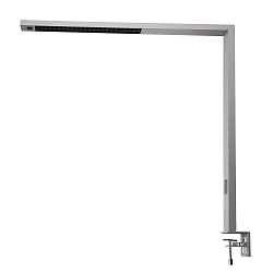 table lamp OFFICE THREE STANDARD MOTION IP20, silver dimmable