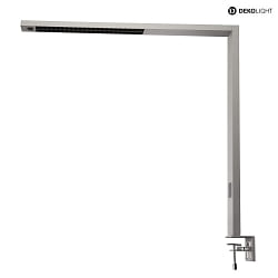 LED Tischleuchte OFFICE THREE PRO MOTION, 80W, 2700/6500K, 9000lm, IP20, dimmbar, silber