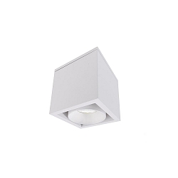 KapegoLED ceiling luminaire CETI, voltage constant, 220-240V AC / 50-60Hz, 9.2W, warmwei�, die-cast aluminum, matt white