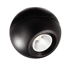LED ceiling luminaire BELLATRIX, 220-240V AC / 50-60Hz, 10.8W 3000K 870lm 1450cd 40�, cRi >90, swivelling, black
