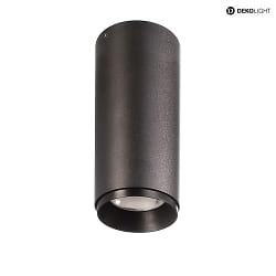 ceiling luminaire LUCEA IP20, deep black dimmable