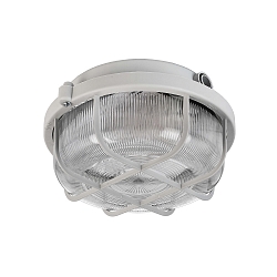 Wall / Ceiling luminaire SYRMA, round, 220-240V AC/50-60Hz, E27, 1x max. 100W, grey