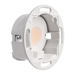 wall recessed luminaire ALWAID 2 rigid, without shade, without frame IP20, white dimmable