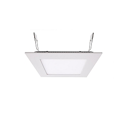 LED ceiling luminaire LED Panel square 15, current constant, 350 mA, 15W 4000K 120�, white