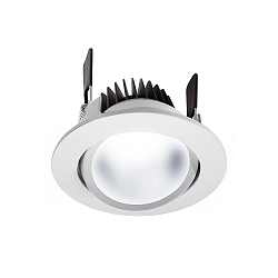 LED Deckeneinbauleuchte COB 68 CCT, 8W, 24V, 65�, 250cm-6500K, IP20, wei�