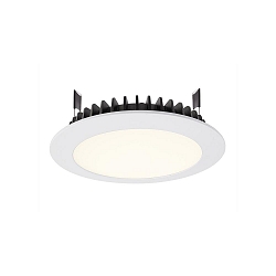 KapegoLED recessed ceiling luminaire LED Panel Round III 20, current constant, 28V DC, 700 mA, 20W, white, 4000K