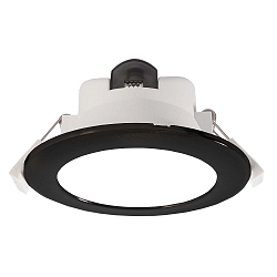 ceiling recessed luminaire ACRUX 195 CCT Switch, with decorative ring IP20, black, white dimmable