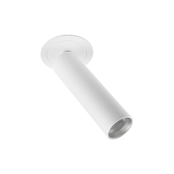 ceiling recessed luminaire SLIM cylindrical, adjustable, UGR < 19 IP20, white dimmable