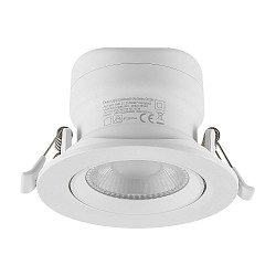 recessed spotlight SURTUR TILT 83 CCT swivelling, CCT Switch IP20/IP44