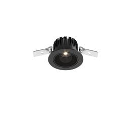 recessed spotlight TARVOS 68 IP20, black 